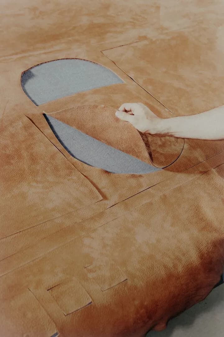 Preserve natural imprint, or age material with understanding and patience.